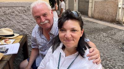 Our wonderful guide Kataia Galvetto shows us Verona