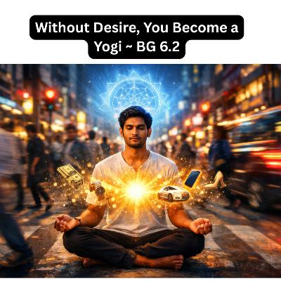 Without Desire, You Become a Yogi | Bhagavad Gita Chapter 6 Shlok 2 Explained Hindi Without Desire, You Become a Yogi | Bhagavad Gita Chapter 6 Shlok 2 Explained Hindi