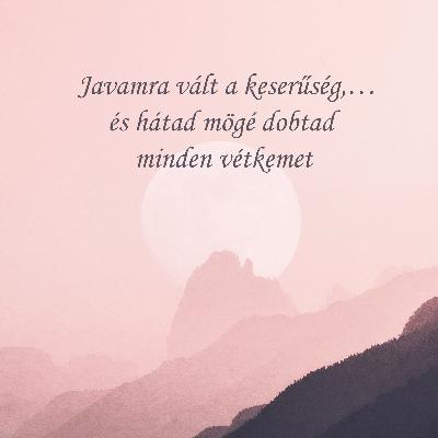 Javamra vált a keserűség és hátad mögé dobtad minden vétkemet - Ézsaiás 38:1-22 Javamra vált a keserűség és hátad mögé dobtad minden vétkemet - Ézsaiás 38:1-22