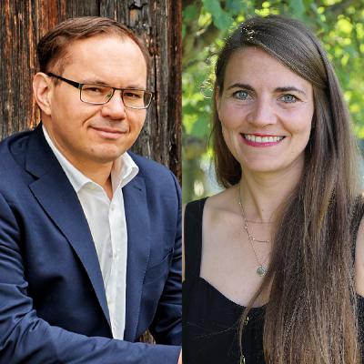 Tobias Hammerl und Eva Gröninger vom Freilandmuseum Oberpfalz