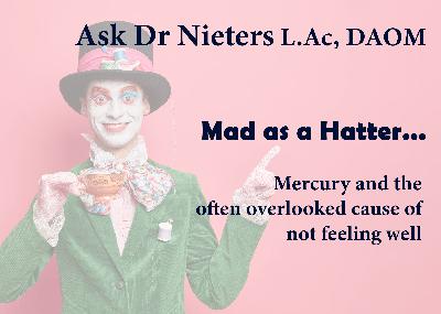 Q&A 5/4/23 Mercury… The often overlooked cause of not feeling well. Q&A 5/4/23 Mercury… The often overlooked cause of not feeling well.