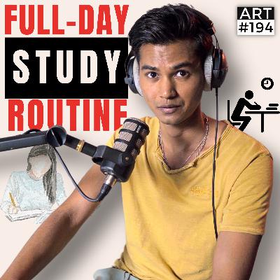 FULL DAY ROUTINE by AIR-4, IIT Bombay, ISRO, BARC #iitjee #neet #gate #isro #ART #podcast