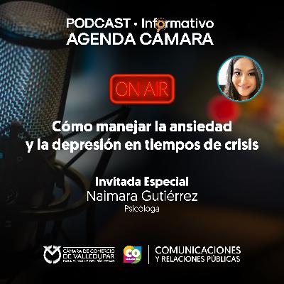 PODCAST • Informativo Agenda Cámara | Cómo manejar la ansiedad y la depresión en tiempos de crisis