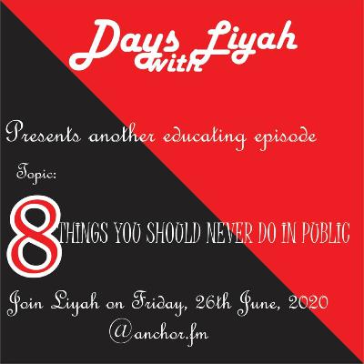 8 THINGS YOU SHOULD NEVER DO IN PUBLIC😐👥