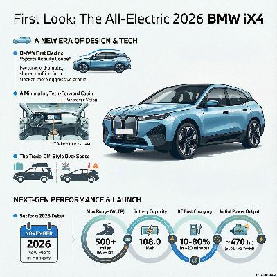 The Neue Klasse Evolution: The BMW iX4 Electric Coupe-SUV