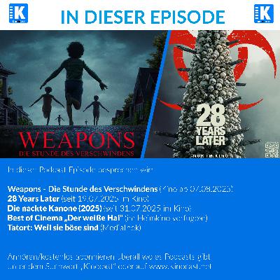 Weapons - Die Stunde des Verschwindens, 28 Years Later, Die Nackte Kanone (2025)
