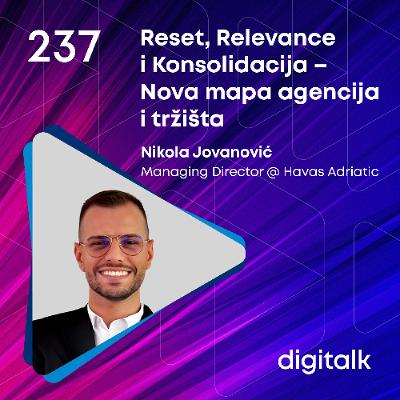Reset, Relevance i Konsolidacija - Nova mapa agencija i tržišta I Nikola Jovanović I DigiTalk EP 237