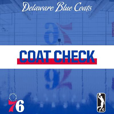 Coat Check: Marial Shayok, Team President Larry Meli, Justin Robinson, Dennis Clifford