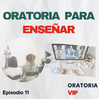 Oratoria para enseñar