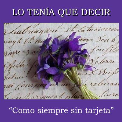 Como siempre sin tarjeta