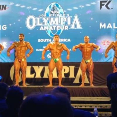 Rodney Abayo Decker y José Carlos Rojas consiguen primer lugar en sus categorías Olympia Amateur South América 2021.