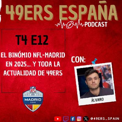 49ers España Podcast. T4 E12. El Binómio NFL-MADRID... Y 49ers con Álvaro Rodríguez