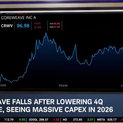 CRWV Crashes on Lower Guidance, RGTI Narrows Loss, Paramount+ Pushes PSKY