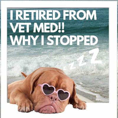 I RETIRED FROM VET MED!! Why I stopped practicing veterinary medicine | Twin Trees Vet Talk