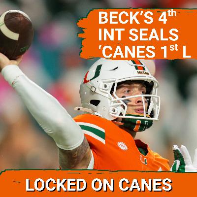 CANES POSTCAST: CARSON BECK THROWS 4 INT’S as #2 MIAMI HURRICANES UPSET 24-21 by Louisville Cardinal CANES POSTCAST: CARSON BECK THROWS 4 INT’S as #2 MIAMI HURRICANES UPSET 24-21 by Louisville Cardinal