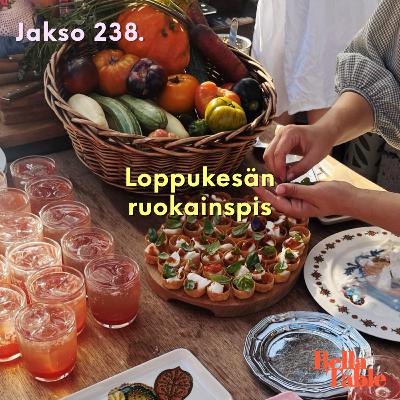 238. Loppukesän kokkailuinspis