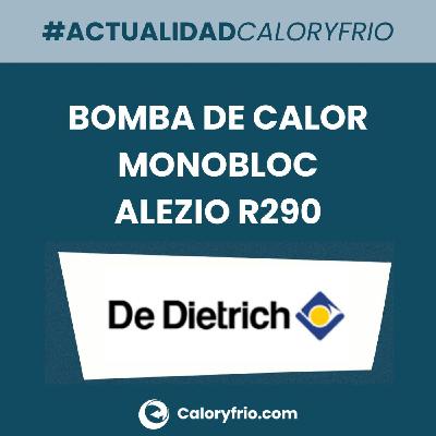 Nueva bomba de calor monobloc De Dietrich ALEZIO M R290