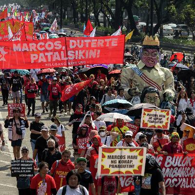 Thousands of anti-corruption protesters in Manila say Marcos must resign
