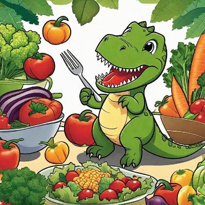 Dino doesn't like veggies | Bedtime Story