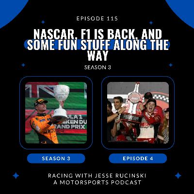 NASCAR, F1 is Back, and Some Fun Stuff Along the Way (Episode 115)