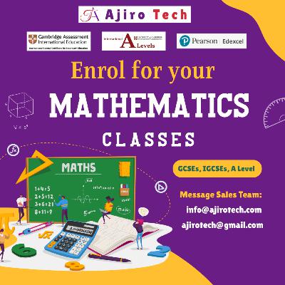 Enrol Now for Your Mathematics Classes!