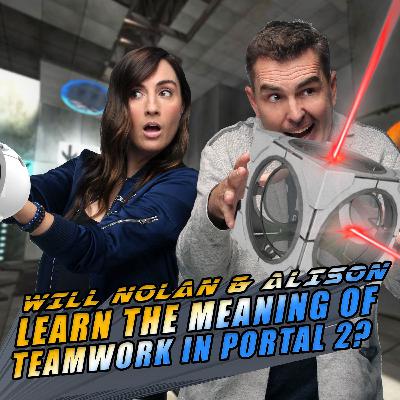 Will Nolan North and Alison Haislip Learn the Meaning of Teamwork in Portal 2? | Retro Replay