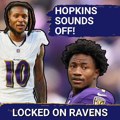 DeAndre Hopkins RIPS INTO Zay Flowers hate, pass rusher prospect CONFIRMS Baltimore Ravens interest