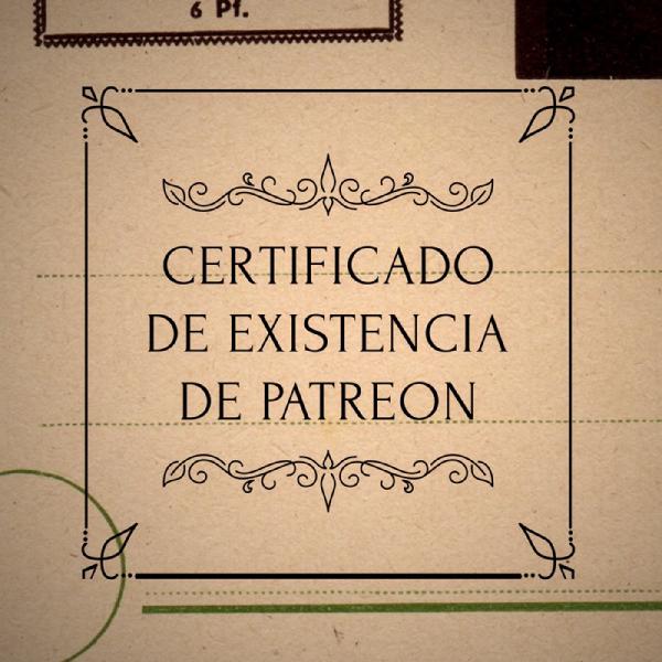 ¿Dónde pido un certificado de Patreon? ¿Dónde pido un certificado de Patreon?