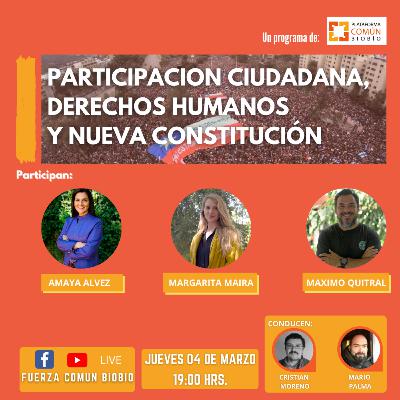 Participación ciudadana, derechos humanos y nueva constitución