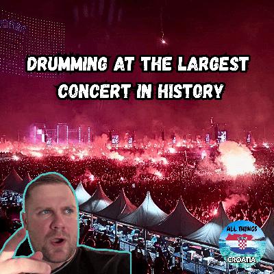 Thompson Drummer Mario Klarić on the Concert at the Hipodrom in Zagreb... Half a Million People!