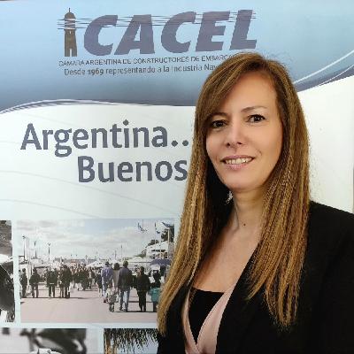 Daniela Martel (Gte. Gral. de CACEL - Cámara Argentina de Constructores de Embarcaciones Livianas) La Bisagra