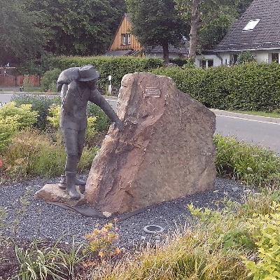The Smuggler's Monument in Mützenich (Eifel)