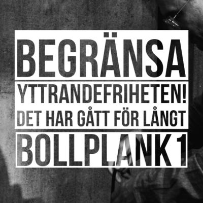 Begränsa yttrandefriheten, det har gått för långt! Begränsa yttrandefriheten, det har gått för långt!