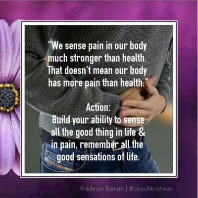 Coach Krishnan - Quote for the day - Sensations Coach Krishnan - Quote for the day - Sensations