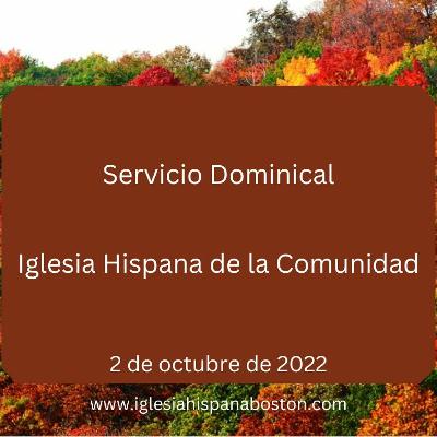 IHC - Maria Jourdain - Servicio Dominical - 20221002