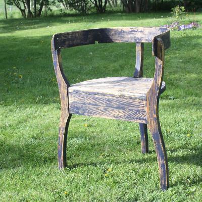 A Simple Blue Chair