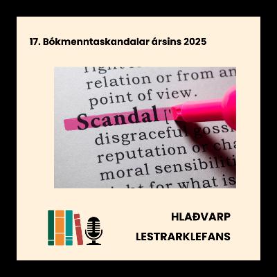 17. Bókmenntaskandalar ársins 2025