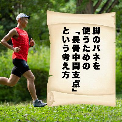 脚のバネを使うための「長骨中間支点」という考え方 脚のバネを使うための「長骨中間支点」という考え方