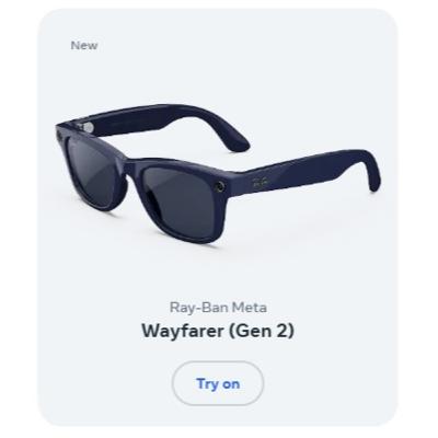 Smart glasses? More choices from Meta. Smart glasses? More choices from Meta.