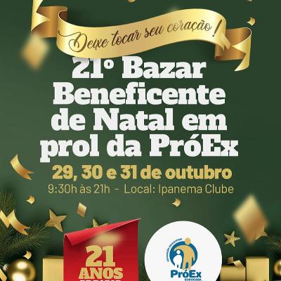 21° Bazar da PróEx acontece até esta sexta-feira (31) 21° Bazar da PróEx acontece até esta sexta-feira (31)