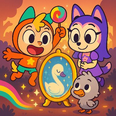 Nuton & Lola Help the Ugly Duckling with Magical Mirror – Relaxing Bedtime Stories for Kids