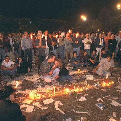 היממה הראשונה בגלצ לאחר רצח רה"מ רבין