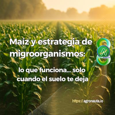 Maíz y estrategia de migroorganismos: lo que funciona… solo cuando el suelo te deja Maíz y estrategia de migroorganismos: lo que funciona… solo cuando el suelo te deja
