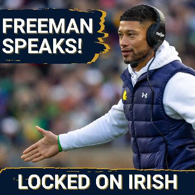 Marcus Freeman Addresses the NFL, CFP Snub, Transfer Portal, and Why He’s Staying at Notre Dame
