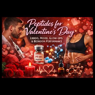 Peptides for Valentine’s Day: Libido, Mood, Glow-Ups, and Bedroom Performance