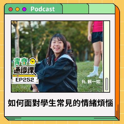 EP252 總是懷疑自己？走進輔導與諮商，學生常見的情緒難題（上） ft. 賴一如