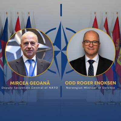 NATO at a Crossroads: Views from NATO HQ and Norway with NATO Deputy Secretary General Mircea Geoana and Norwegian Minister of Defence Odd Roger Enoksen