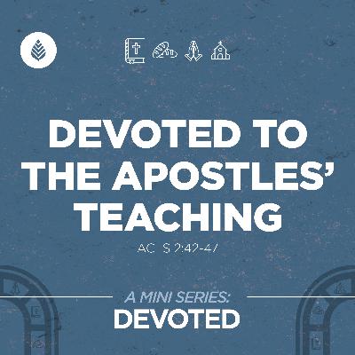 8-10-25 | Devoted to the Apostles' Teaching