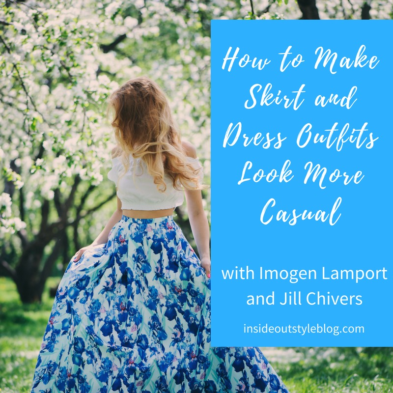 How to make skirts and dresses more casual How to make skirts and dresses more casual
