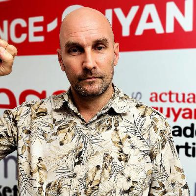 Sébastien Caugant défend les idées communistes révolutionnaires à Kourou